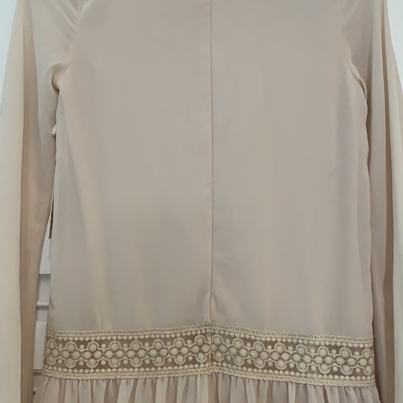 🌟HP🌟 Altar’d State Crochet Detail Drop Waist Dress in Cream - Picture 15 of 17